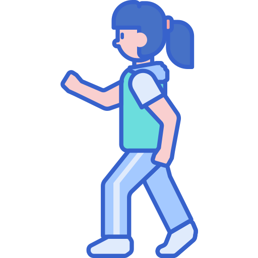 Imagem de pessoa caminhando